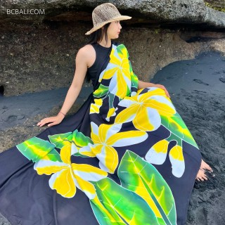 New Design Sarongs Pareo Rayon Unique Hand Painted Originally Made in Bali